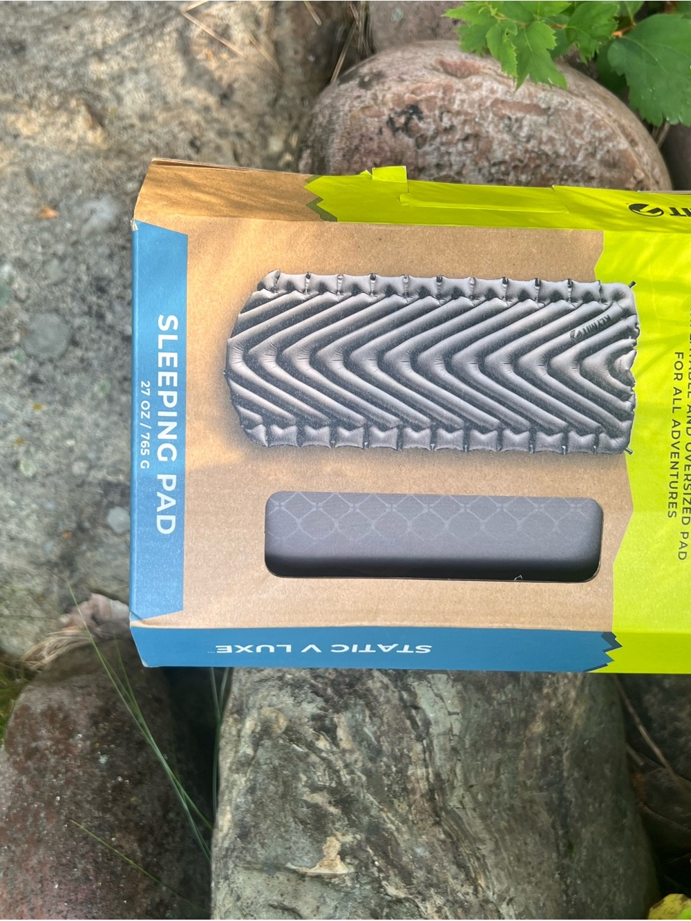 Sleeping Pad - Gray Inflatable oversized  Camping Pad
